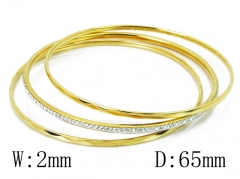 HY Stainless Steel 316L Bangle (Merger)-HY19B0172IHE