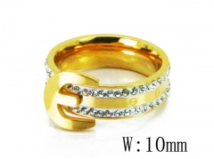 HY Wholesale 316L Stainless Steel CZ Rings-HY19R0494HQQ