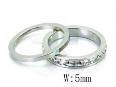 HY Stainless Steel 316L Lover Rings-HY19R0556HHA