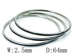 HY Stainless Steel 316L Bangle (Merger)-HY19B0180HPS