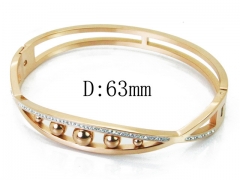 HY Wholesale Stainless Steel 316L Bangle(Crystal)-HY19B0238HOA