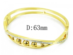 HY Wholesale Stainless Steel 316L Bangle(Crystal)-HY19B0237HOW