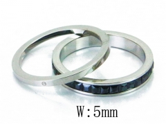 HY Stainless Steel 316L Lover Rings-HY19R0559HHT