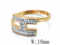 HY Wholesale 316L Stainless Steel CZ Rings-HY19R0471PB