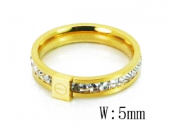 HY Wholesale 316L Stainless Steel CZ Rings-HY19R0542HZZ