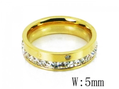 HY Wholesale 316L Stainless Steel CZ Rings-HY19R0545HYY