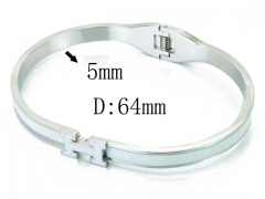 HY Wholesale 316L Stainless Steel Popular Bangle-HY19B0297HME