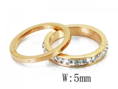HY Stainless Steel 316L Lover Rings-HY19R0558HIW