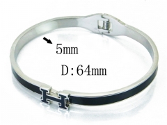 HY Wholesale 316L Stainless Steel Popular Bangle-HY19B0306HMF