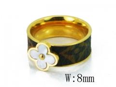 HY Stainless Steel 316L Lady Shell Rings-HY19R0435HCC