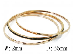 HY Stainless Steel 316L Bangle (Merger)-HY19B0176IHW