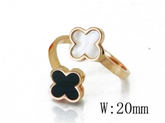 HY Stainless Steel 316L Lady Shell Rings-HY19R0416PV