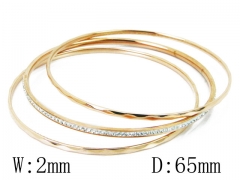 HY Stainless Steel 316L Bangle (Merger)-HY19B0173IHE