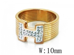 HY Wholesale 316L Stainless Steel CZ Rings-HY19R0465HCC