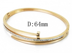 HY Wholesale Stainless Steel 316L Bangle(Crystal)-HY19B0274HMW