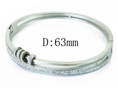 HY Wholesale Stainless Steel 316L Bangle(Crystal)-HY19B0269HNC
