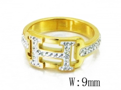 HY Wholesale 316L Stainless Steel CZ Rings-HY19R0467HHG