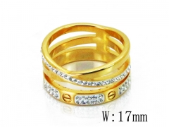 HY 316L Stainless Steel Hollow Rings-HY19R0409HIQ