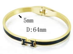HY Wholesale 316L Stainless Steel Popular Bangle-HY19B0307HOR