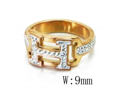 HY Wholesale 316L Stainless Steel CZ Rings-HY19R0468HHD