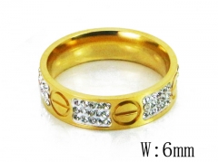 HY Wholesale 316L Stainless Steel CZ Rings-HY19R0533HFD