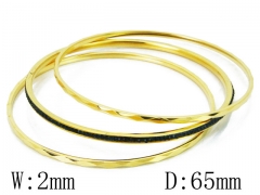 HY Stainless Steel 316L Bangle (Merger)-HY19B0175IHE