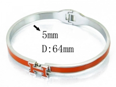 HY Wholesale 316L Stainless Steel Popular Bangle-HY19B0300HMB