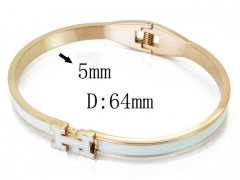 HY Wholesale 316L Stainless Steel Popular Bangle-HY19B0299HOQ