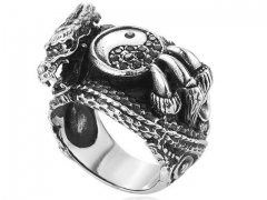 HY Wholesale 316L Stainless Steel Religion Rings-HY0012R161