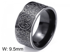HY Wholesale 316L Stainless Steel Simple Style Rings-HY0012R102