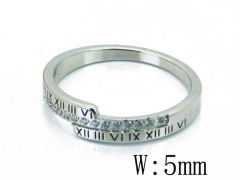HY Wholesale 316L Stainless Steel CZ Rings-HY14R0677HDD