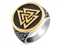 HY Wholesale 316L Stainless Steel Religion Rings-HY0012R403