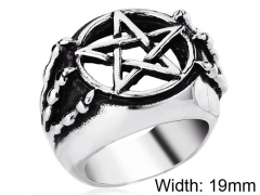 HY Wholesale 316L Stainless Steel Religion Rings-HY0012R175