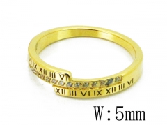 HY Wholesale 316L Stainless Steel CZ Rings-HY14R0678HHW