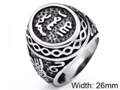 HY Wholesale 316L Stainless Steel Religion Rings-HY0012R210