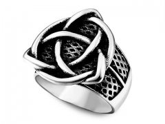 HY Wholesale 316L Stainless Steel Religion Rings-HY0012R435