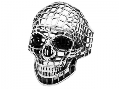 HY Wholesale 316L Stainless Steel Skull Rings-HY0012R340
