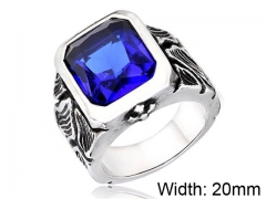 HY Wholesale 316L Stainless Steel CZ Rings-HY0012R182