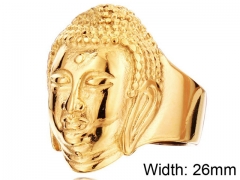 HY Wholesale 316L Stainless Steel Religion Rings-HY0012R257