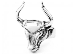 HY Wholesale Jewelry Stainless Steel 316L Animal Rings-HY0012R420