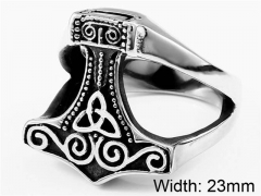 HY Wholesale 316L Stainless Steel Religion Rings-HY0012R451