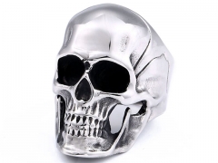 HY Wholesale 316L Stainless Steel Skull Rings-HY0012R397