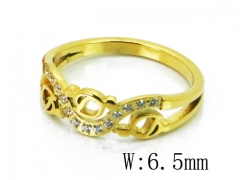 HY Wholesale 316L Stainless Steel CZ Rings-HY14R0672HHC