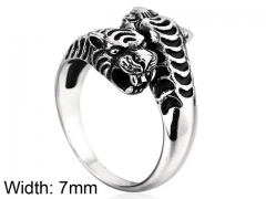HY Wholesale Jewelry Stainless Steel 316L Animal Rings-HY0012R180