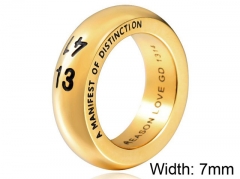 HY Wholesale 316L Stainless Steel Simple Style Rings-HY0012R120