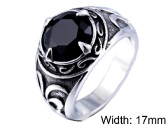 HY Wholesale 316L Stainless Steel CZ Rings-HY0012R114