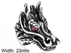 HY Wholesale Jewelry Stainless Steel 316L Animal Rings-HY0012R126