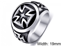 HY Wholesale 316L Stainless Steel Religion Rings-HY0012R244