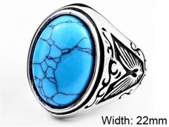 HY Wholesale 316L Stainless Steel CZ Rings-HY0012R439