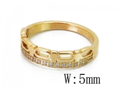 HY Wholesale 316L Stainless Steel CZ Rings-HY14R0676HHL